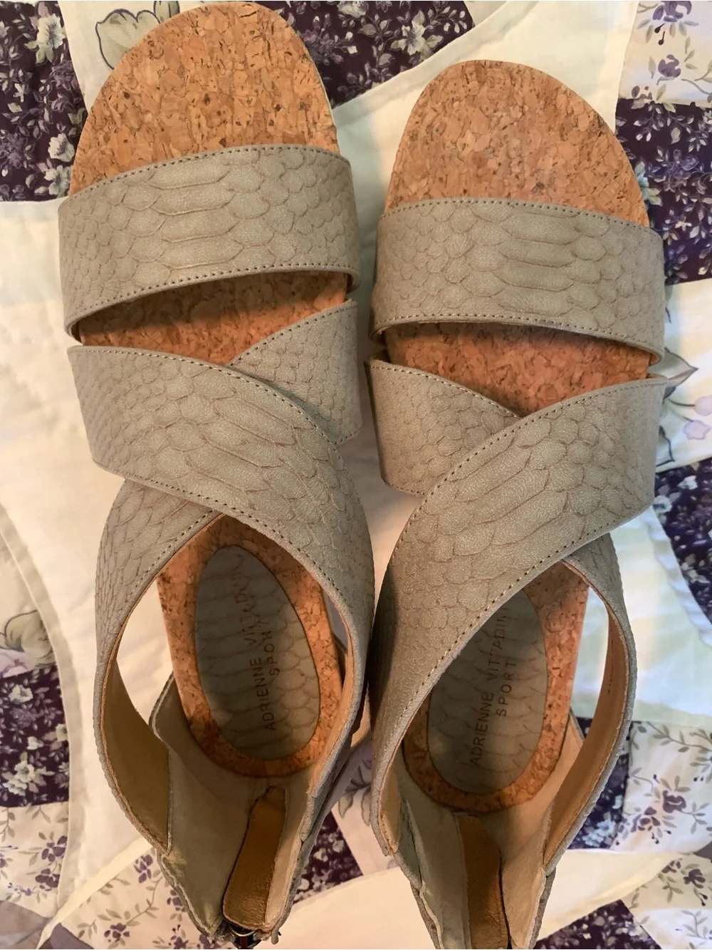 Adrienne Vittadini crisscross straps